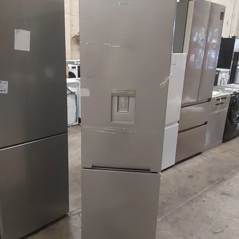 RUSSELL HOBBS SILVER 54cm WIDE 180cm H FRIDGE FREEZER, MODEL; RH180FFFF55S-WD