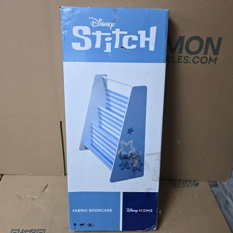 DISNEY STITCH FABRIC BOOKCASE – CHILDREN'S BOOKCASE, 25W X 62D X 60H CM