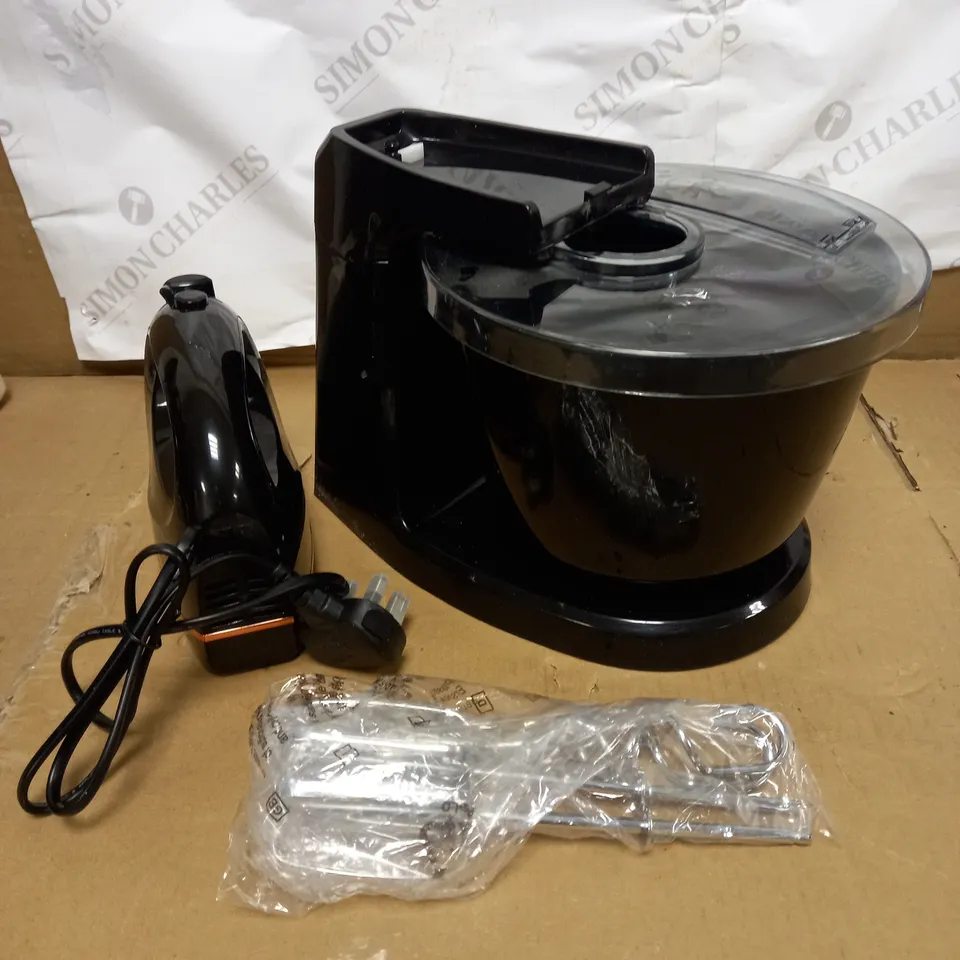 TOWER T12039 ROSE GOLD 2-IN-1 HAND & STAND MIXER, 2.5L, 300W, BLACK
