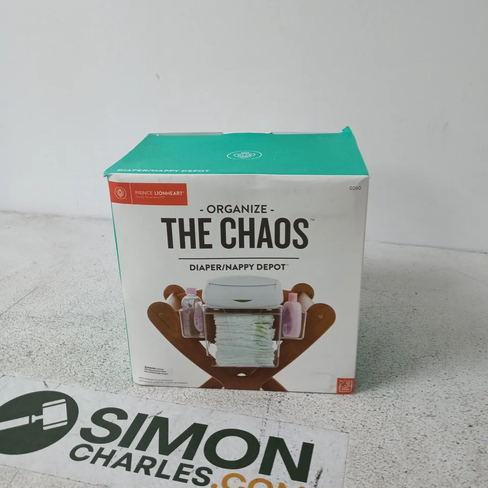 PRINCE LIONHEART THE CHAOS ORGANIZE DIAPER/NAPPY DEPOT – BOXED