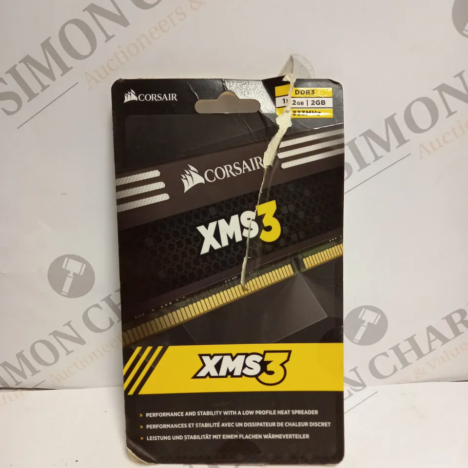 CORSAIR XMS3 DDR3 RAM STICK - 2GB