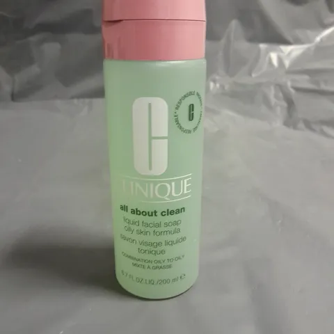 CLINIQUE ALL ABOUT CLEAN LIQUID FACIAL SOAP 200ML