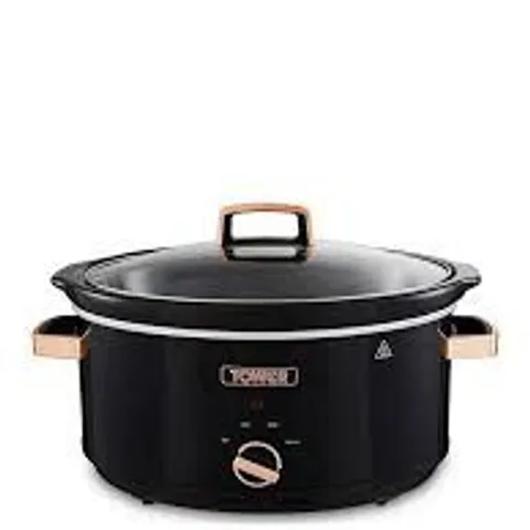 BOXED TOWER 6.5L S/S SLOW COOKER - ROSE GOLD