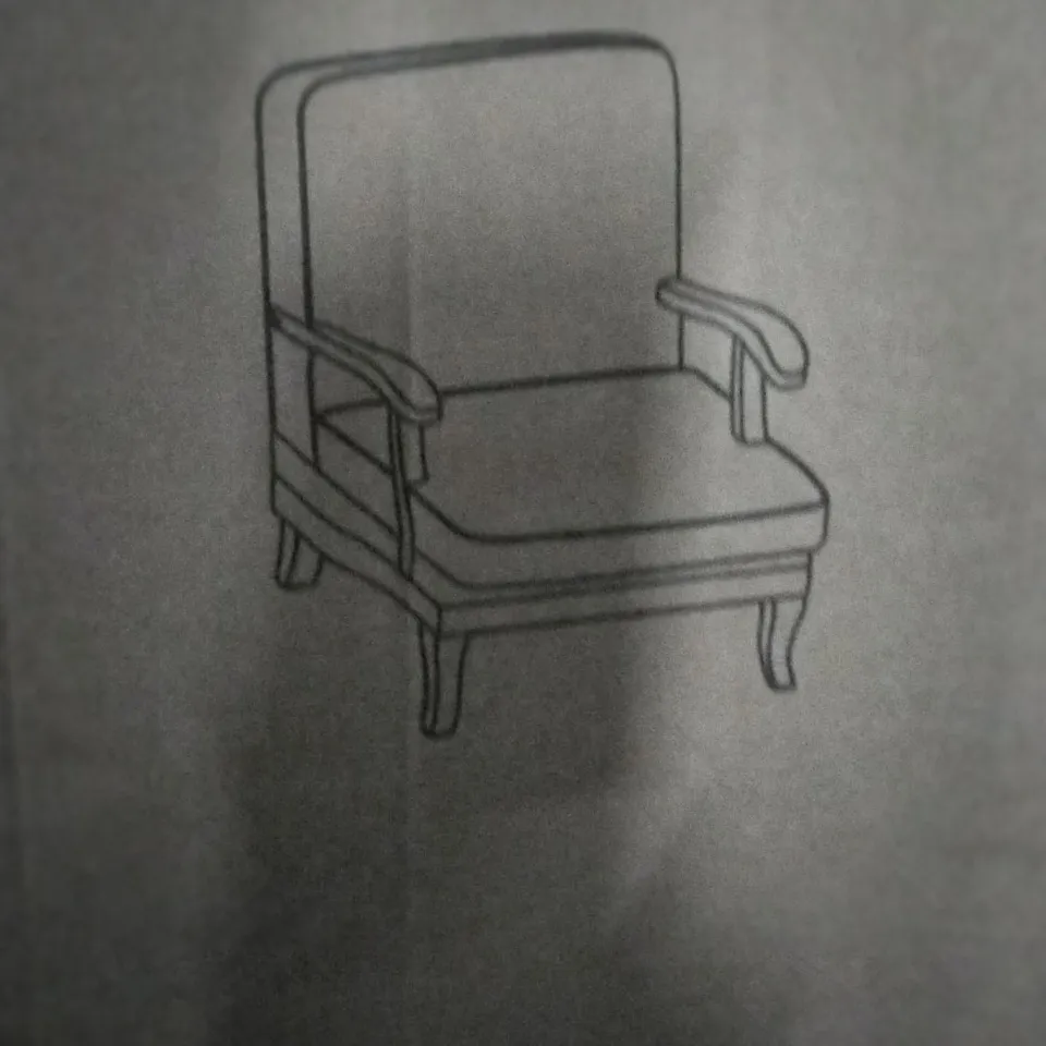 BOXED OLIVE CHENILLE COLWELL CHAIR (1 BOX)