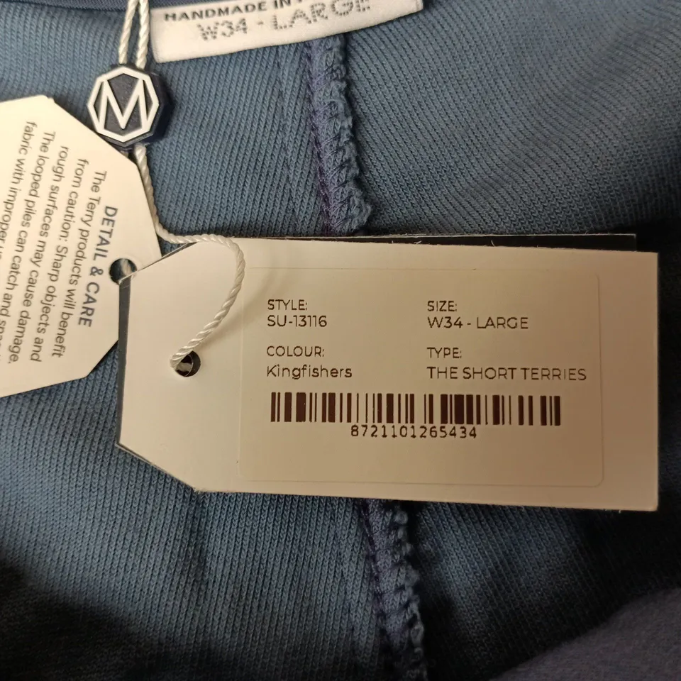 MR MARVIS THE SHORT TERRIES SHORTS – KINGFISHERS, UK 34 (W34)