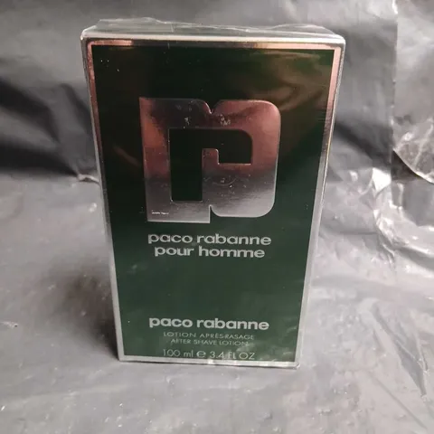 BOXED PACO RABANNE POUR HOMME AFTERSHAVE LOTION FOR MEN 100ML