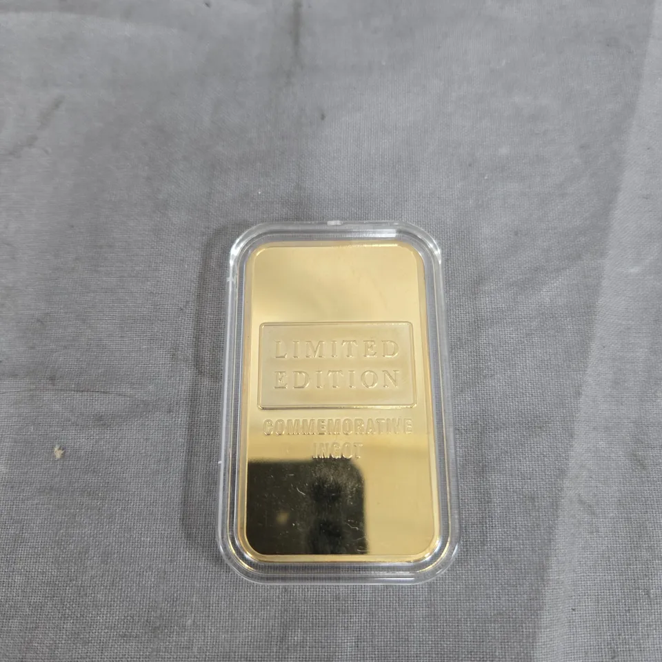 WESTMINSTER COLLECTION GOLD-TONED LIMITED EDITION COMMEMORATIVE INGOT