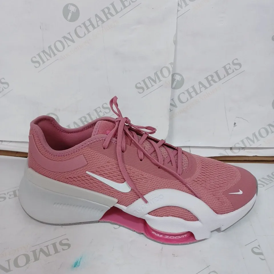 PAIR OF NIKE ZOOM SUPERREP 4 NEXT NATURE WOMEN'S HIIT CLASS SHOES - PINK / SIZE: 8 UK 