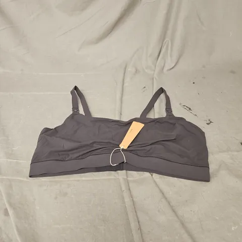 SKIMS FITS EVERYBODY MATERNITY NURSING SCOOP BRALETTE IN ONYX SIZE 2X