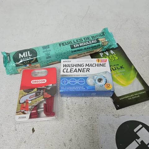 APPROXIMATELY 15 ASSORTED HOUSEHOLD PRODUCTS TO INCLUDE WASHING MACHINE CLEANER, PVA BAGS, AIR FRESHENER ETC