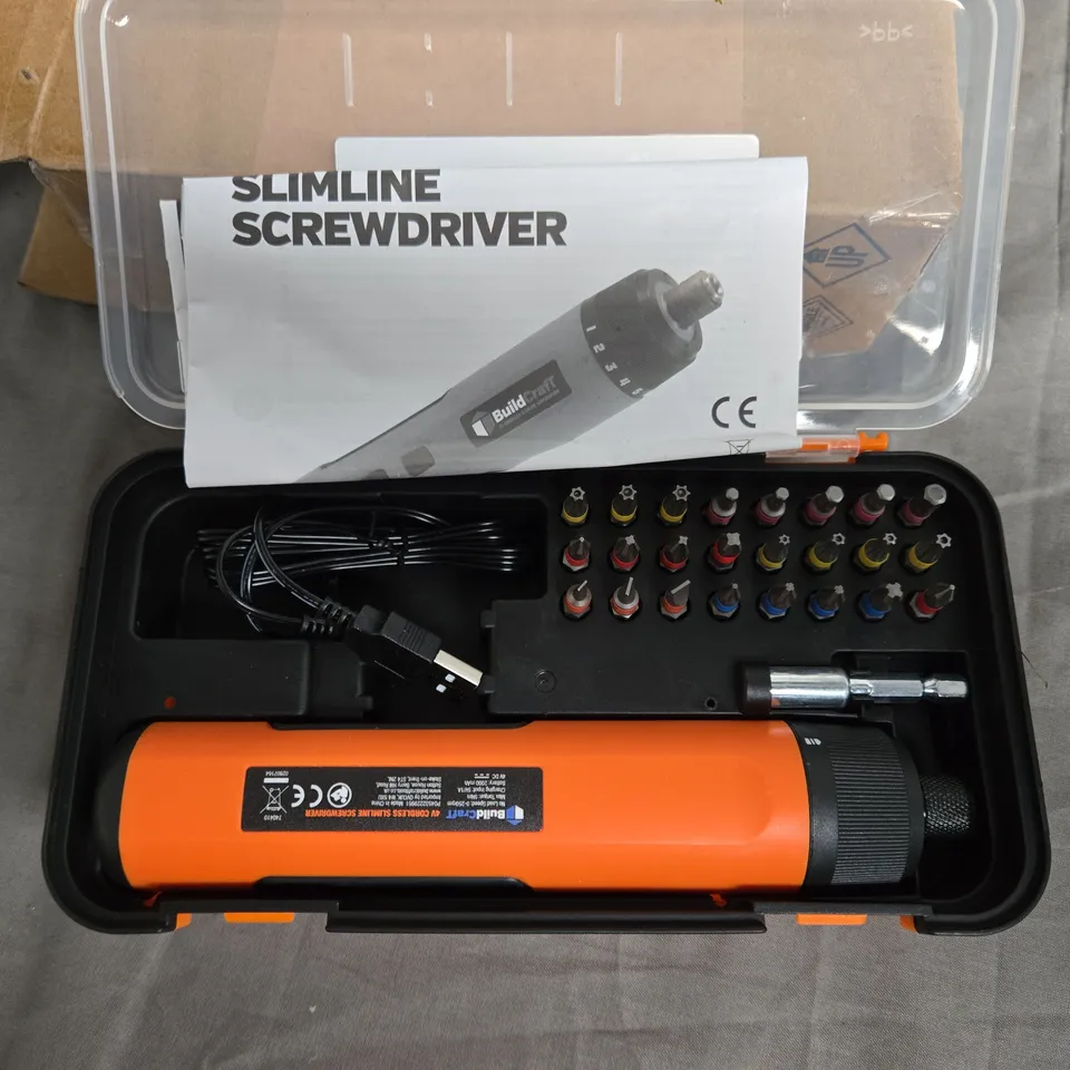 BUILDCRAFT 4V SLIMELINE SCREWDRIVER