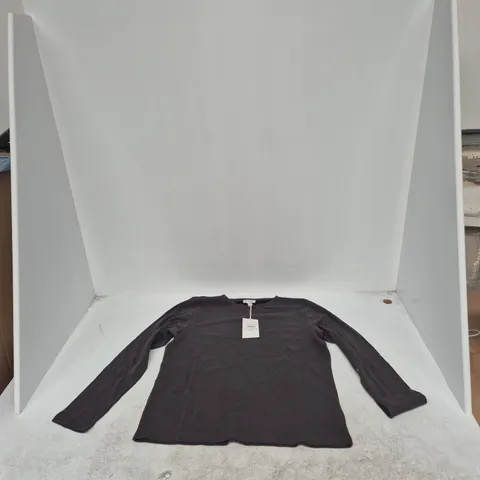CELTIC & CO. ORGANIC COTTON LONG SLEEVE TOP – OLIVE, UK 16
