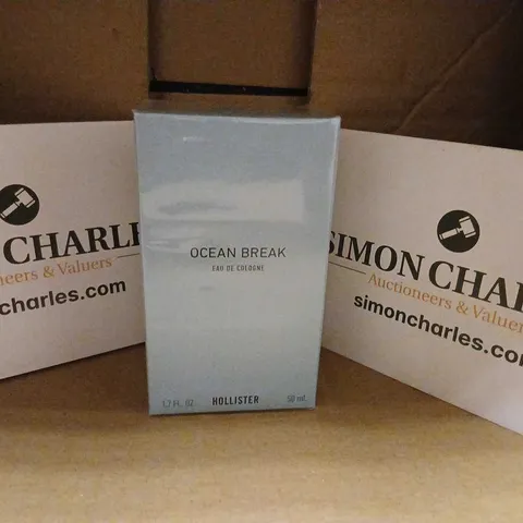 BOXED AND SEALED HOLLISTER OCEAN BREAK EAU DE COLOGNE 50ML