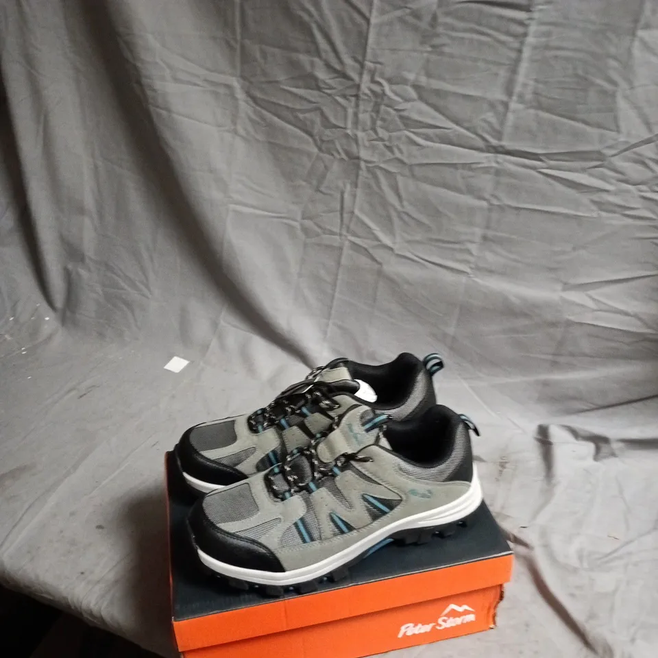 PETER STORM BUXTON VENT TRAIL SHOES – DARK GREY, UK 9 (EU 43)