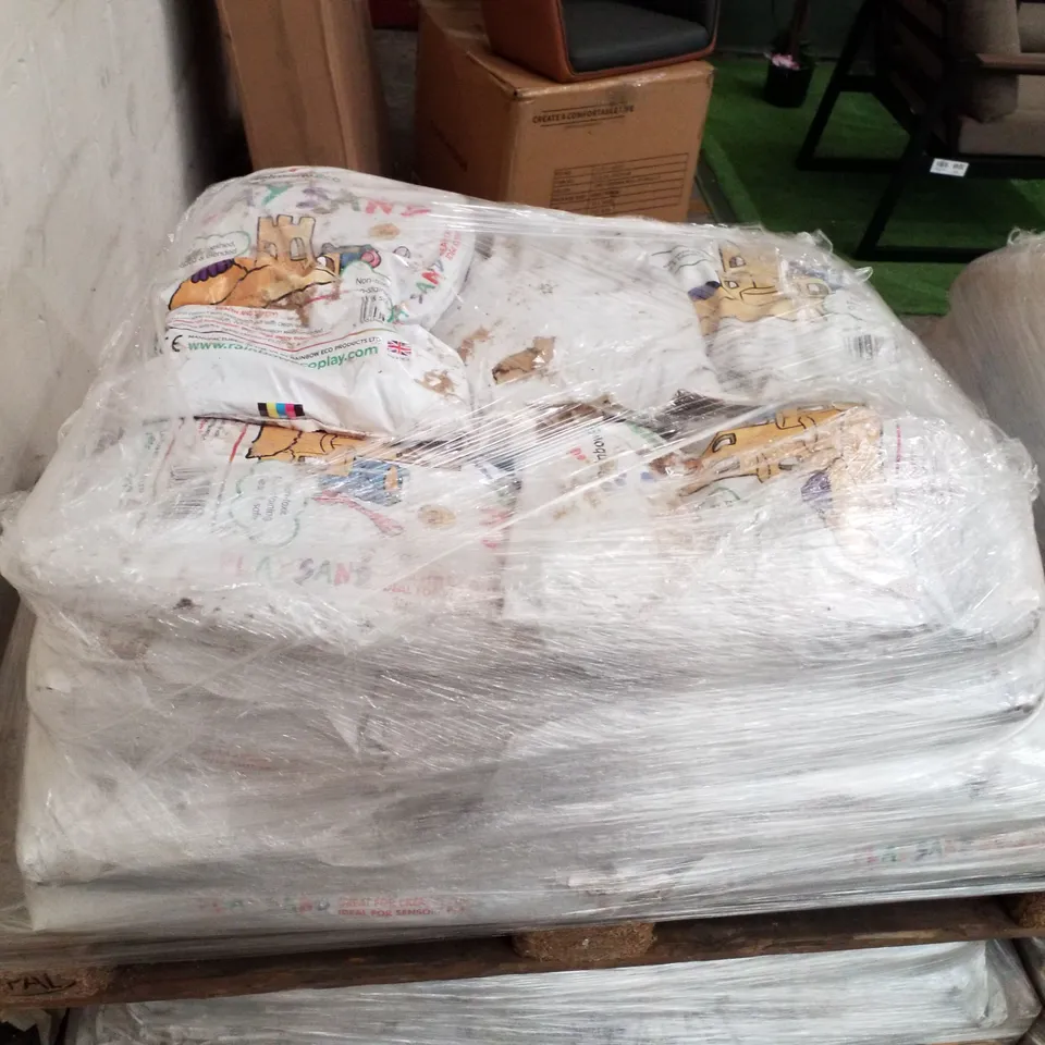 2 PALLETS EACH CONTAINING APPROXIMATELY 35 BAGS OF PLAY SAND