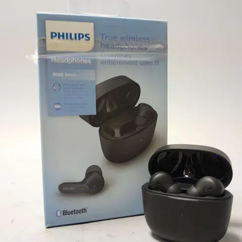 BOXED PHILIPS 2000 SERIES TRUE WIRELESS EARBUDS IN BLACK