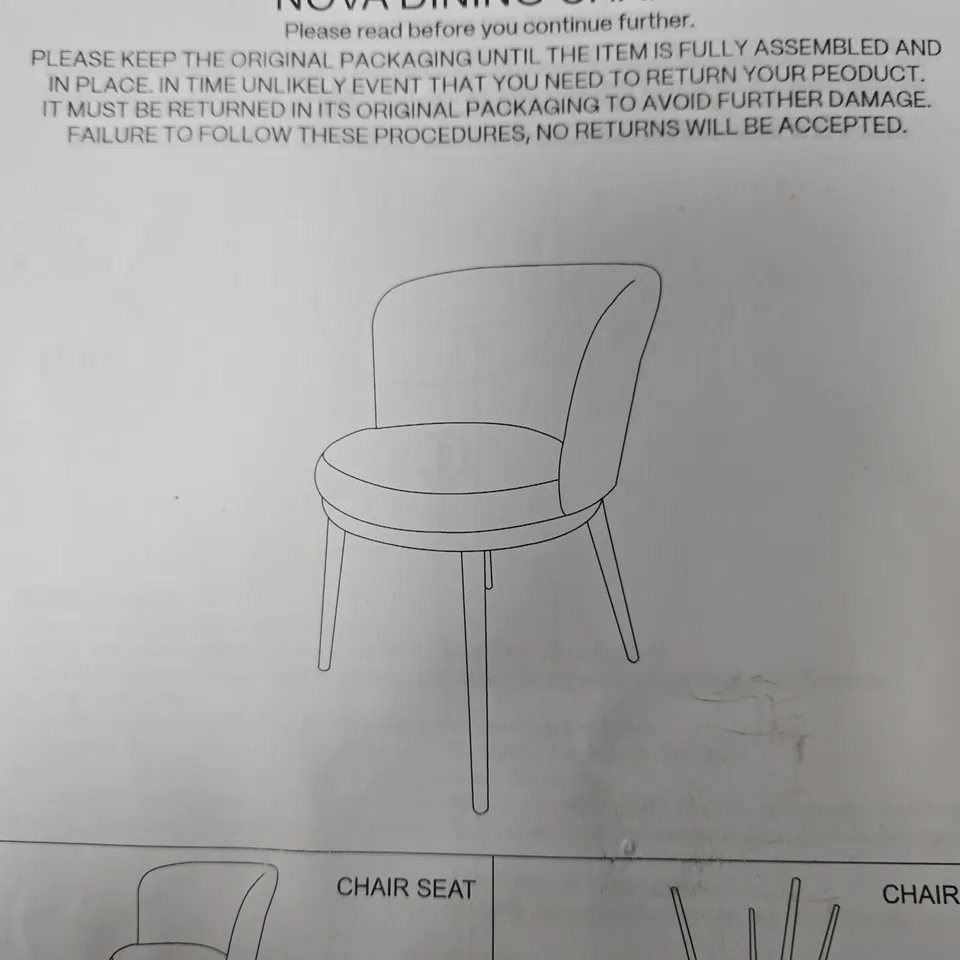 NOVA DINING CHAIR FRAME
