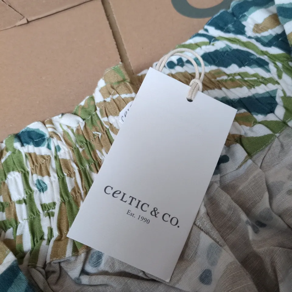 CELTIC & CO PALM PRINT CULOTTES – UK 18