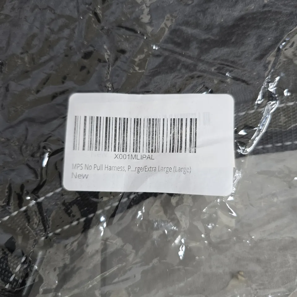 MPS No-Pull Dog Harness – Extra Large (Large), Black, in Packaging