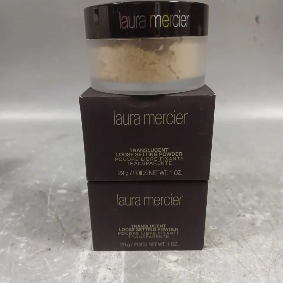 BOXED LAURA MERCIER X2 TRANSLUCENT LOOSE SETTING POWDERS 29G