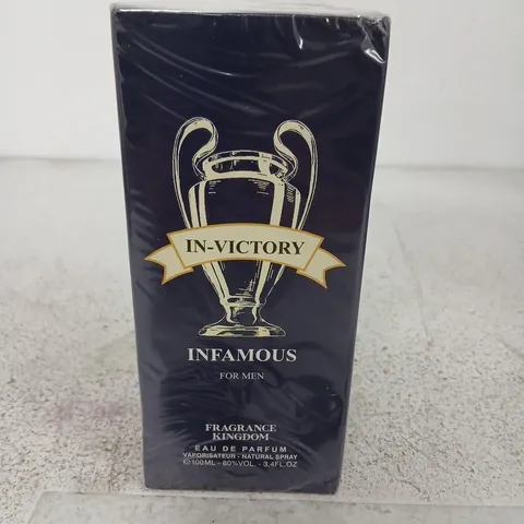 IN-VICTORY INFAMOUS FOR MEN EAU DE PARFUM – BOXED 100ML