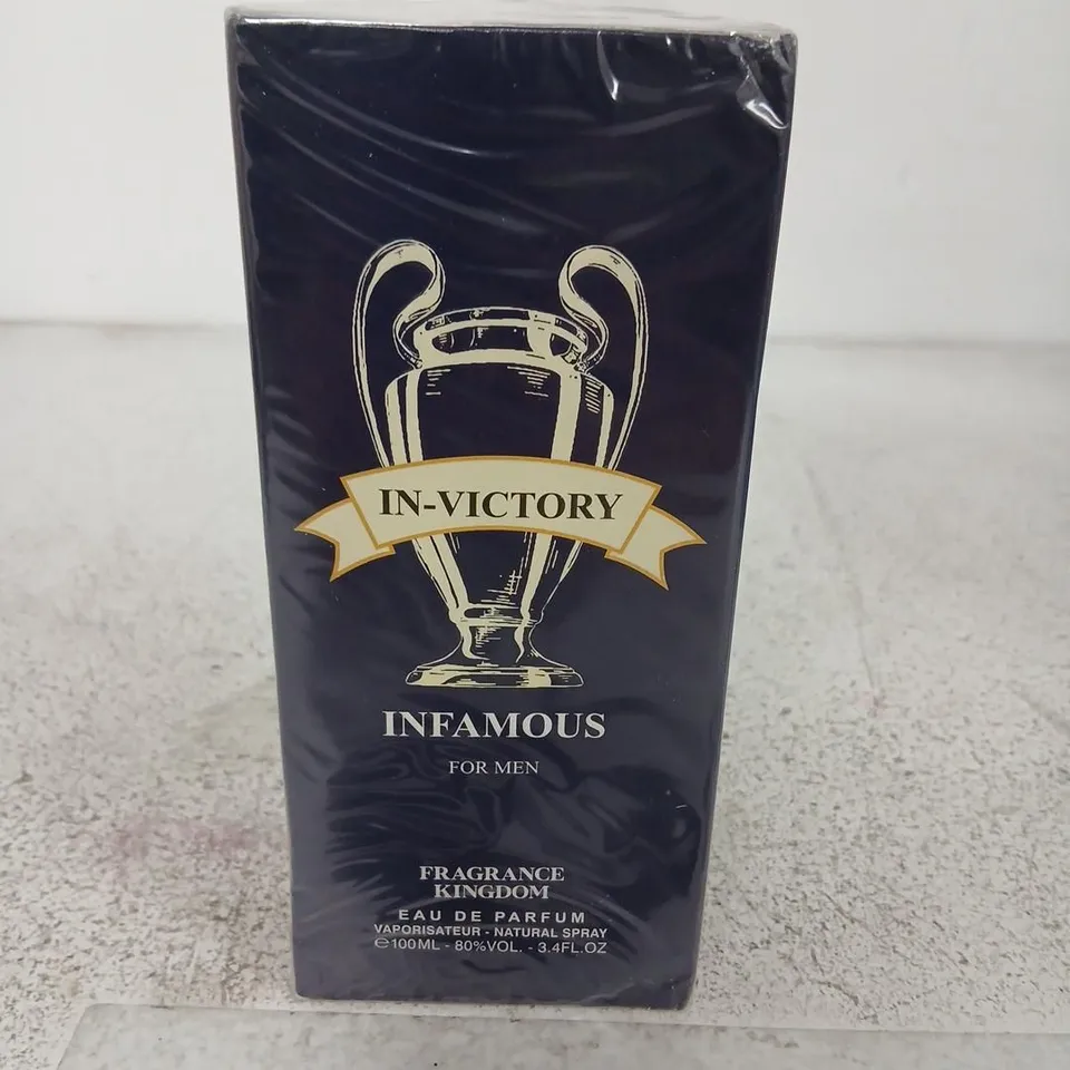 IN-VICTORY INFAMOUS FOR MEN EAU DE PARFUM – BOXED 100ML