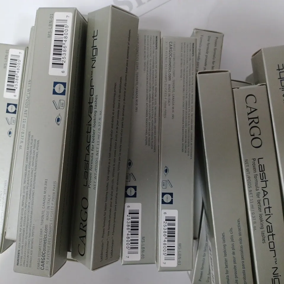 APPROXIMATELY 20 BOXED CARGO LASH ACTIVATOR NIGHT PRIMER 