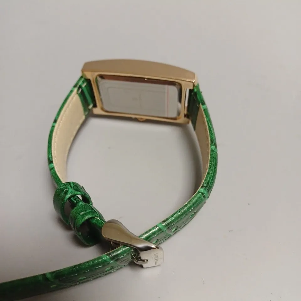 LADIES STOCKWELL WATCH – TEXTURED DIAL WITH SUB DIAL MINUTE HAND – LEATHER STRAP