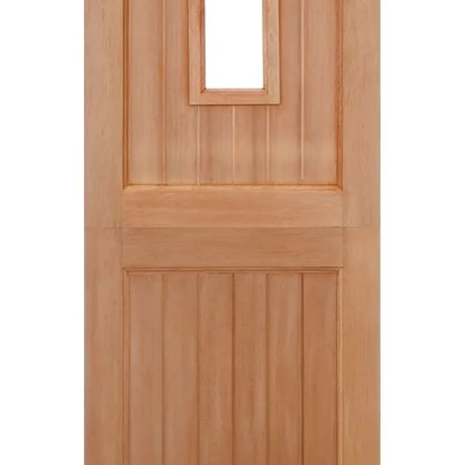 WRAPPED STABLE UNGLAZED HARDWOOD EXTERNAL DOOR 