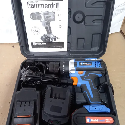 BUILDCRAFT CORDLESS HAMMER DRILL