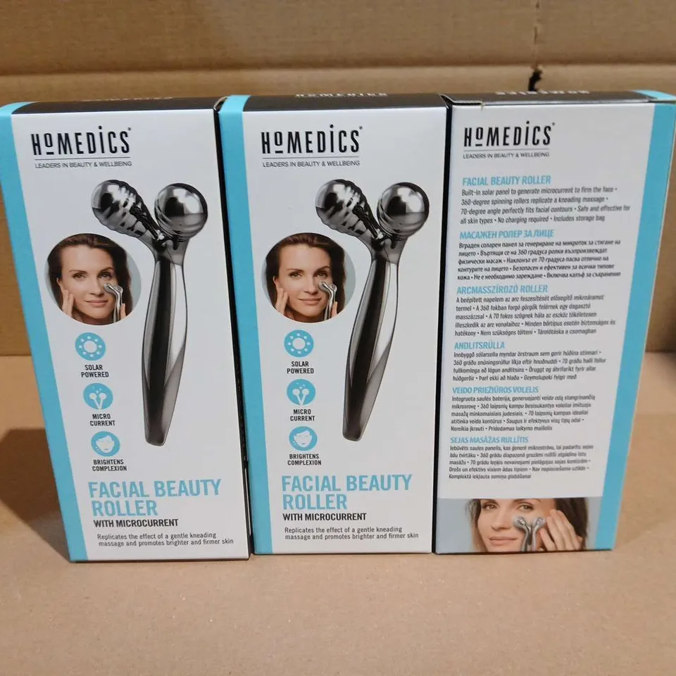 LOT OF 48 BOXED HOMEDICS FACIAL BEAUTY ROLLERS