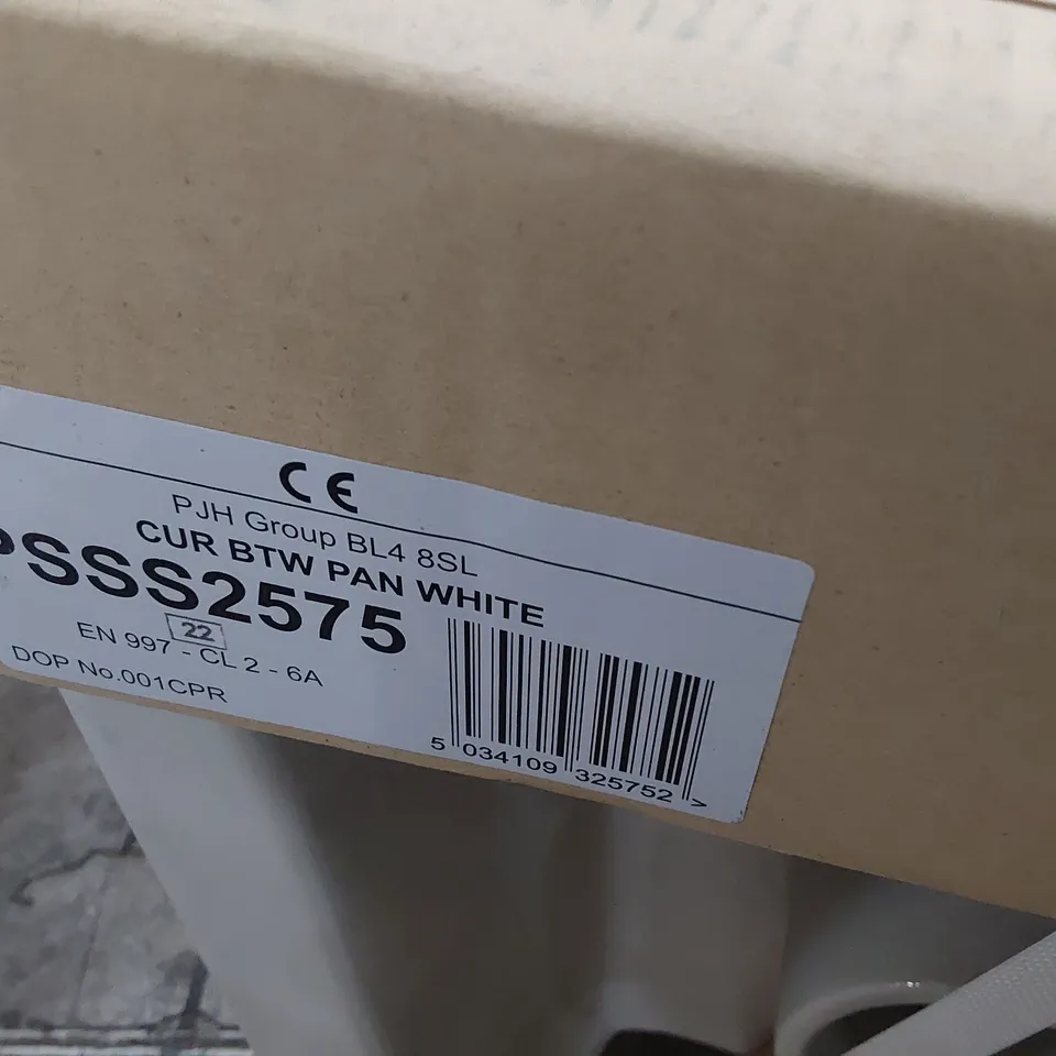 BACK TO WALL WHITE WC PAN