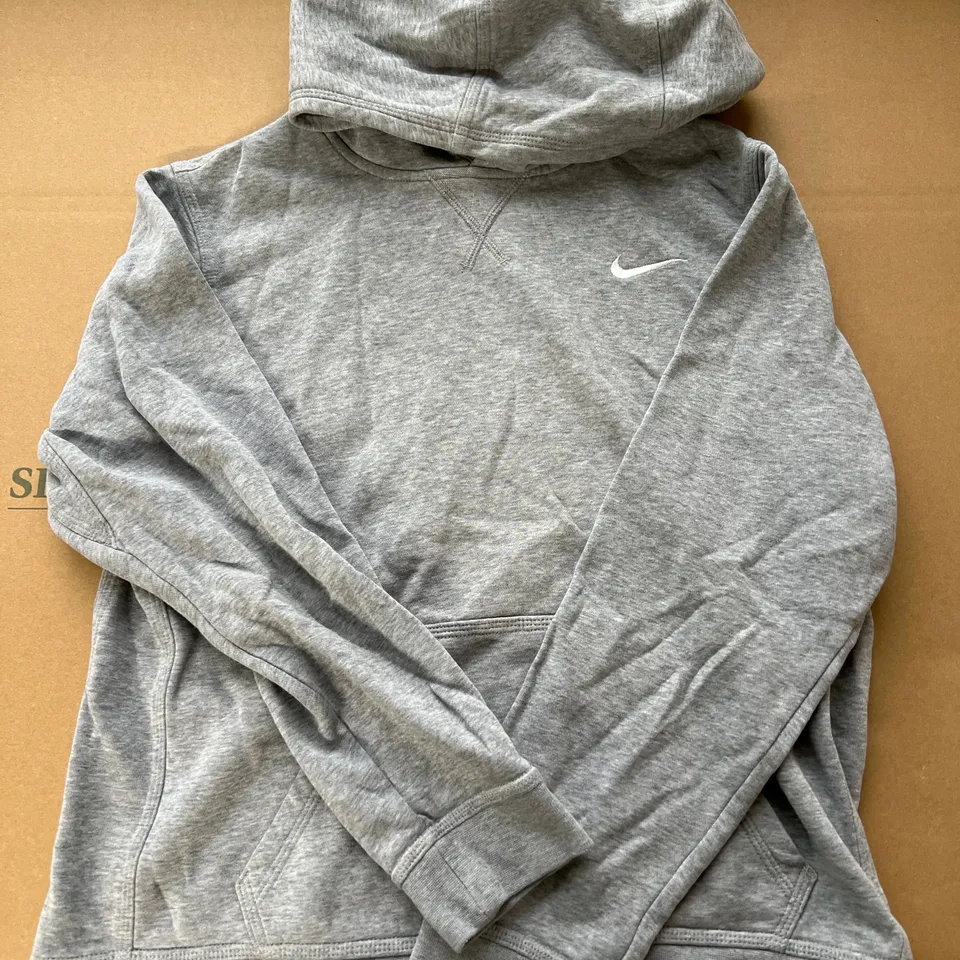 NIKE BOYS XL 13-15 GREY HEATHER HOODIE