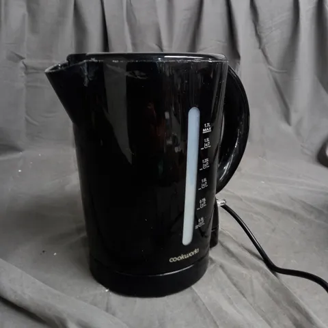 BOXED COOKWORKS BLACK 1.7L KETTLE