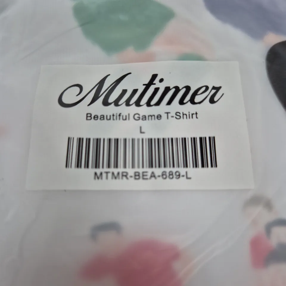 MUTIMER BEAUTIFUL GAME T-SHIRT – UK SIZE L