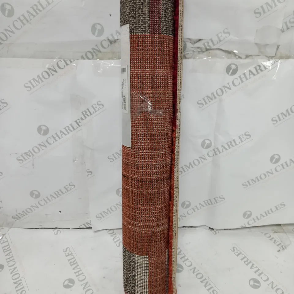 MOZART NEIL ORANGE TERRA RUG 60 X 110CM
