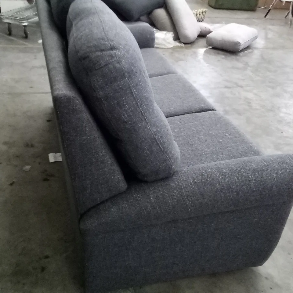 DESIGNER G PLAN HOLMES 3 SEATER SOFA - PIETRO SLATE FABRIC