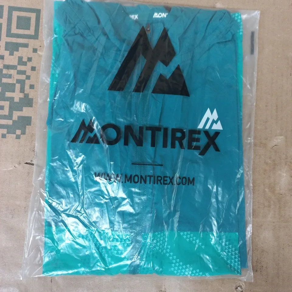 BAGGED MONTIREX B THERA JACKET IN LAGOON GREEN/DUCK EGG/CYBER JADE SIZE XL/B