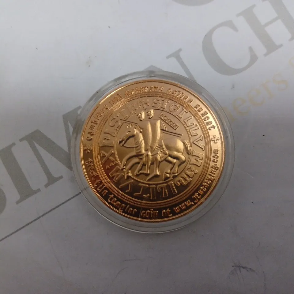 KNIGHTS TEMPLAR BLUE CROSS COLLECTABLE COIN