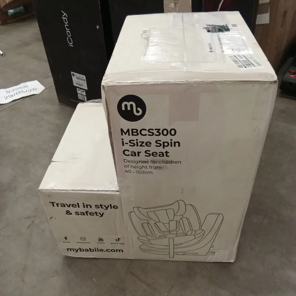 BOXED MYBABIIE MBCS300 I-SIZE SPIN CAR SEAT