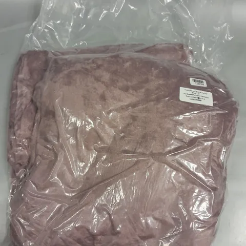 TJC VELOUR EFFECT WARM TEDDY BLANKET - ROSE - 7283308