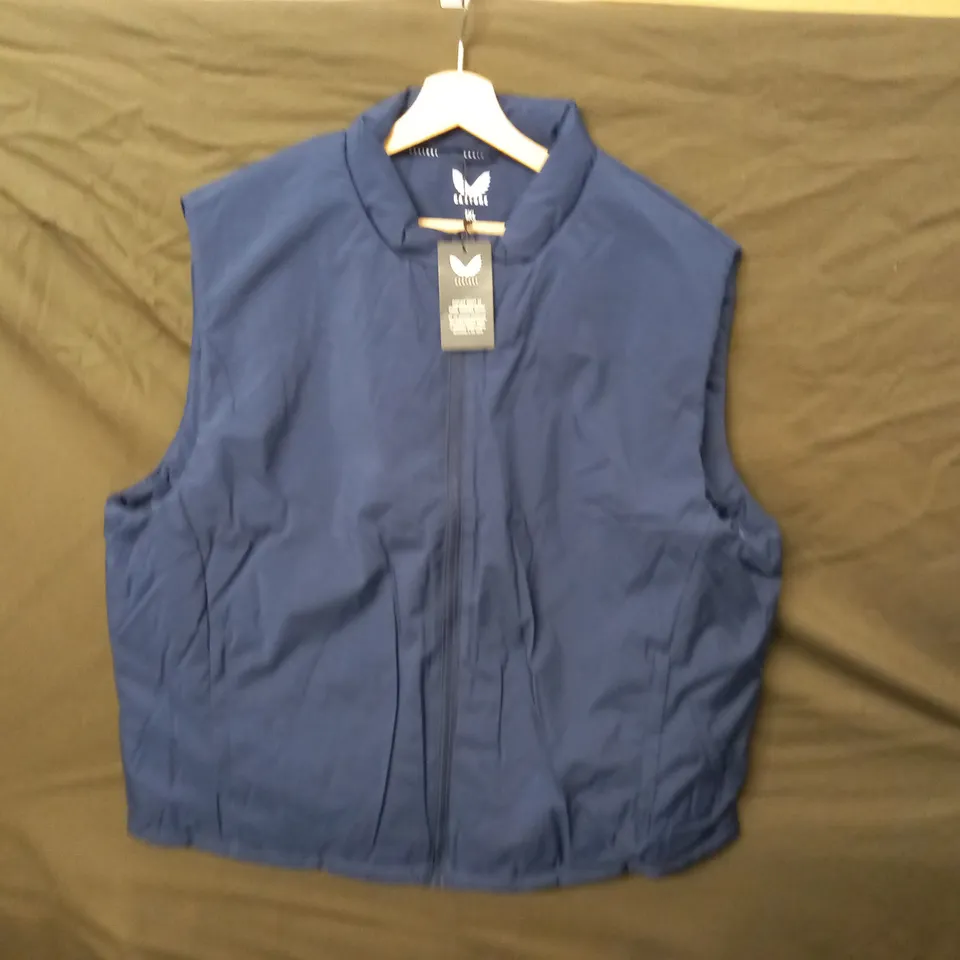 CASTORE PADDED GILET IN NAVY - 3XL