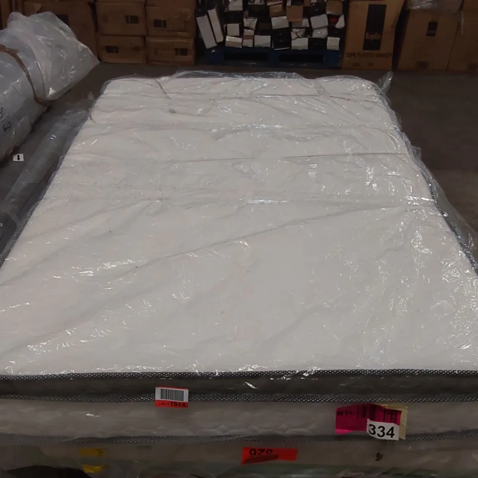 QUALITY BAGGED 4'6" MURCIA PILLOW TOP POCKET SPRUNG MATTRESS