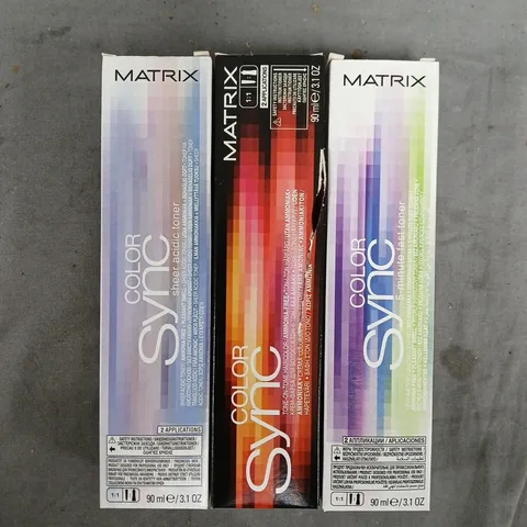 BOX OF APPROXIMATELY 20 ASSORTED MATRIX SO COLOUR SYNC PRODUCTS