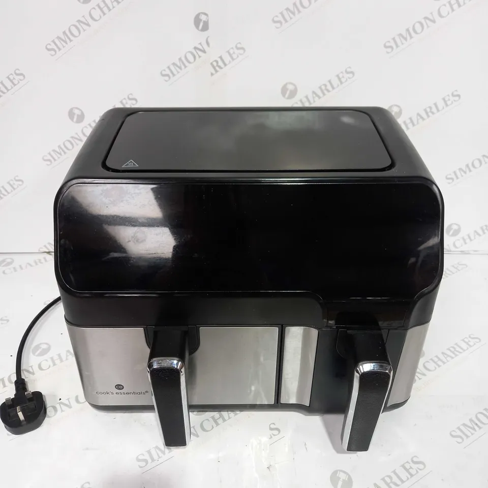 BOXED COOK'S ESSENTIALS 7.7L DUAL AIR FRYER