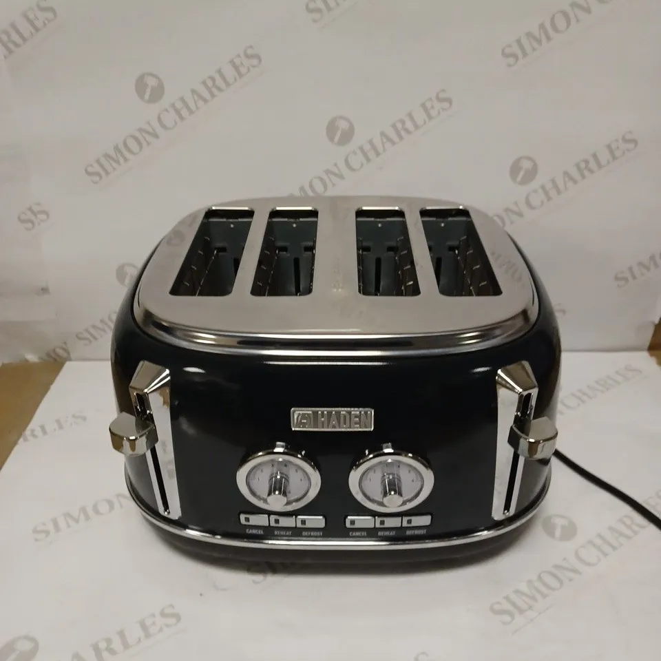 HADEN JERSEY STEEL BLUE TOASTER 4 SLICE