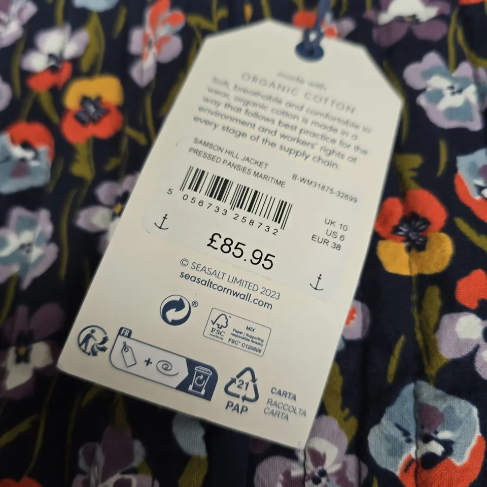 SEASALT CORNWALL SAMSON HILL JACKET - SIZE 10