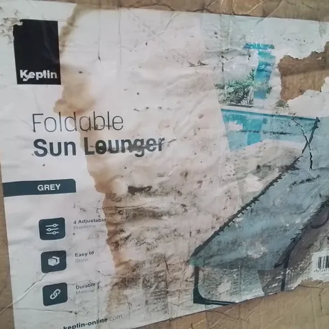 BOXED FOLDING SUN LOUNGER 