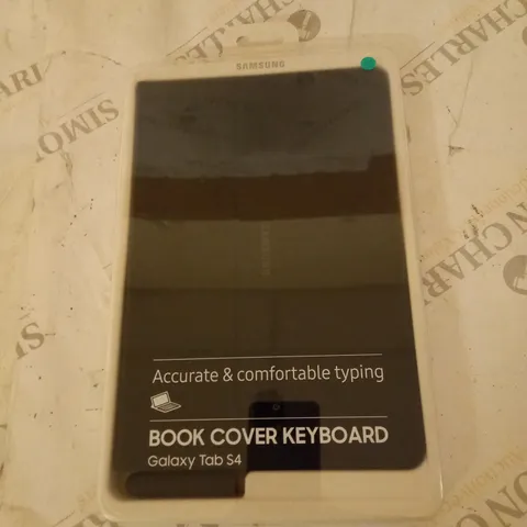 BOXED BOOK COVER SAMSUNG KEYBOARD FOR GALAXY TAB S4, WITH MANUAL