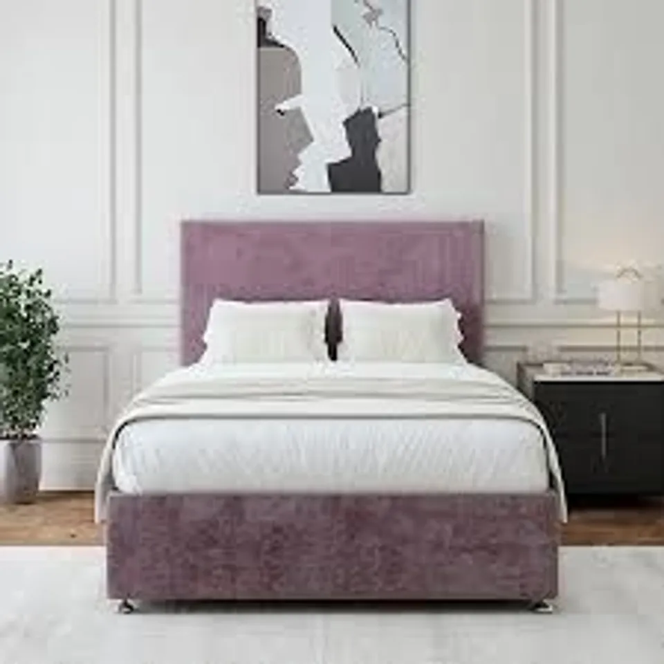 BAGGED BEDMASTER PLUSH CHENILLE UNIVERSAL DIVAN BASE - 3' SINGLE, MAUVE